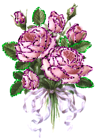 bouquet de rose scintillant